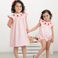 Baby Girls Strawberry Embroidered Plaid Smocked Dress