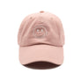 Dusty Rose Smiley Face Hat
