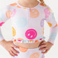 Smilies: 1/4th Zip Rashguard TWO-PIECE
