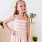 Pink Coastal | Stripe Romper