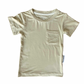 Short sleeve basics cream