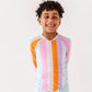Summer Stripes: RASHGUARD ZIP-UP *SHIRT ONLY!*