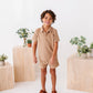 Sand Check Terry | Boys Set
