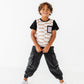 Vintage Black Cargo Joggers