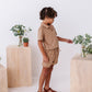 Sand Check Terry | Boys Set