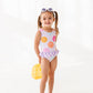 Smilies + Check: Ruffle Skirt ONE-PIECE