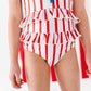 Spangled Stripes | Star Button TWO-PIECE