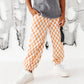 Taupe Check | CARGO JOGGERS