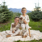 Bamboo Two Piece Pajamas | Santa Teddy