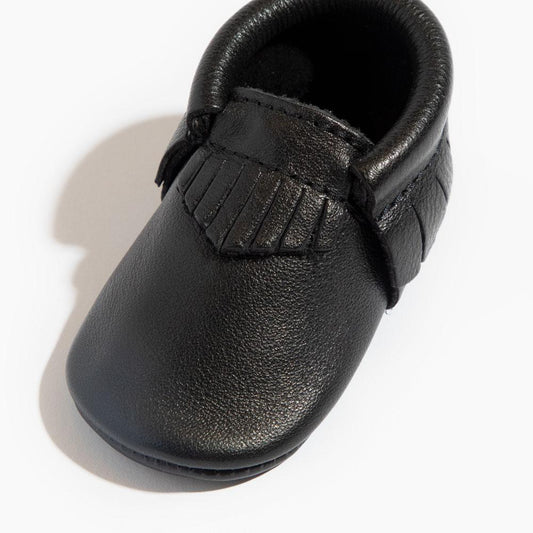 Ebony Moccasin Baby Shoe