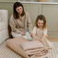 Organic Portable Bedding Set- Brown Gingham