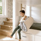 Organic Portable Bedding Set- Modern Stripe