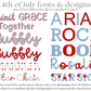 Custom Embroidered Women's 4th of July Bow on Comfort Colors Tee