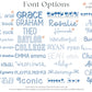 Custom Embroidered Organic Cotton Crewneck Sweatshirt - Pumpkin Letters