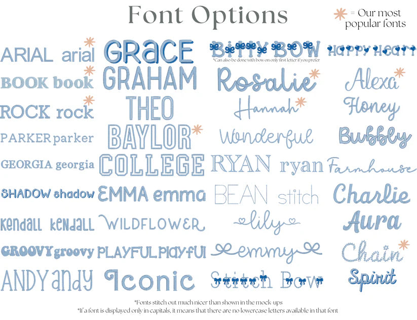 Custom Embroidered Organic Cotton Crewneck Sweatshirt - Pumpkin Letters