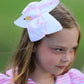Back to School Yellow Pencil Bow Hair Clip 6.25 Inch