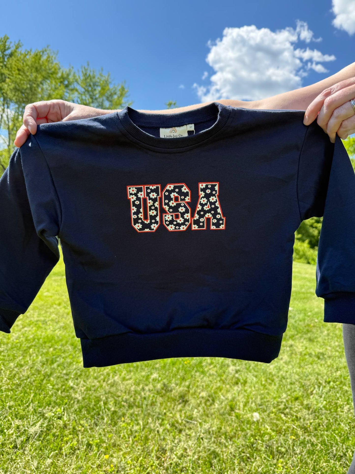 USA Daisy Crewneck Sweatshirt - more colors