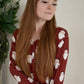 Women's Long Sleeve Bamboo Pajama | Vintage Santa