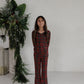 Youth Flare Bamboo Pajamas | Christmas Plaid