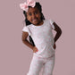 EXCLUSIVE DUCKS AND DAISIES DREAM RUFFLE SHORT SET