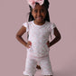 EXCLUSIVE DUCKS AND DAISIES DREAM RUFFLE SHORT SET