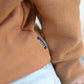 Sis Chenille Child Waffle Sleeve Crewneck - Faded Autumn