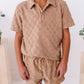 Sand Check Terry | Boys Set