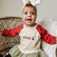 Custom Embroidered Christmas Colorblock Peplum
