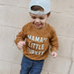 Mama's Little Turkey Organic Cotton Crewneck Sweatshirt