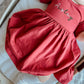 Twirlkleid aus Bio-Baumwolle - Rot oder Grün