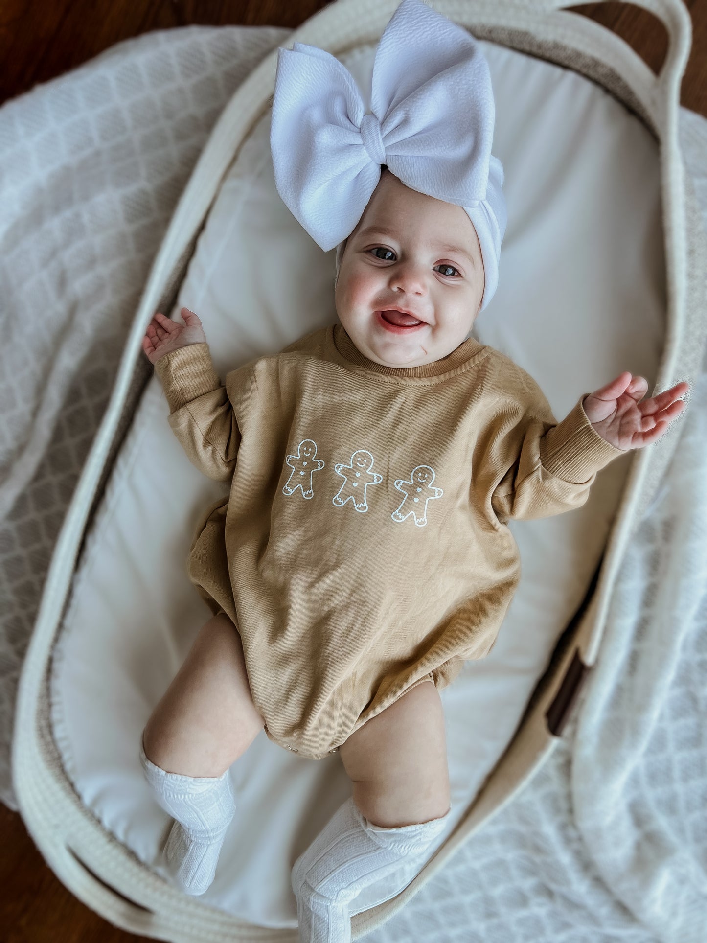 Lebkuchen Weihnachtspullover Strampler
