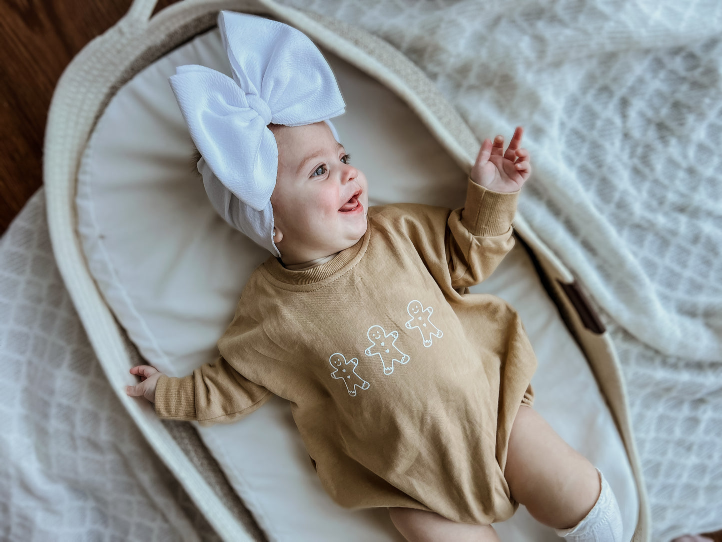 Lebkuchen Weihnachtspullover Strampler