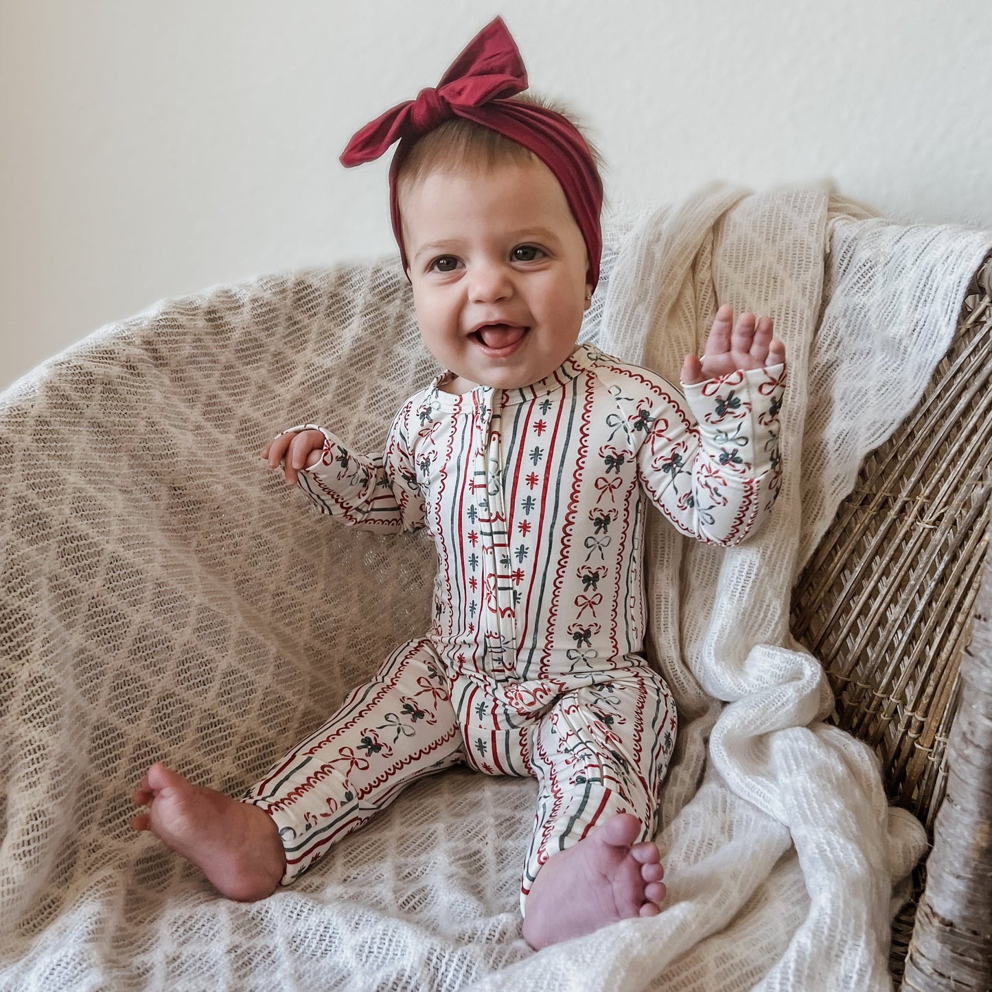 Candy Cane Lane Zippy Romper