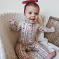 Candy Cane Lane Zippy Romper