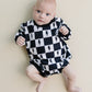 Bubble Romper | Charcoal Bolts