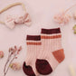 Mini Pink Ribbed Knot