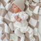 Cream Pom Beanie