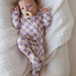 Bamboo Zip Pajama | Grape Soda