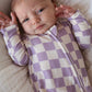Bamboo Zip Pajama | Grape Soda