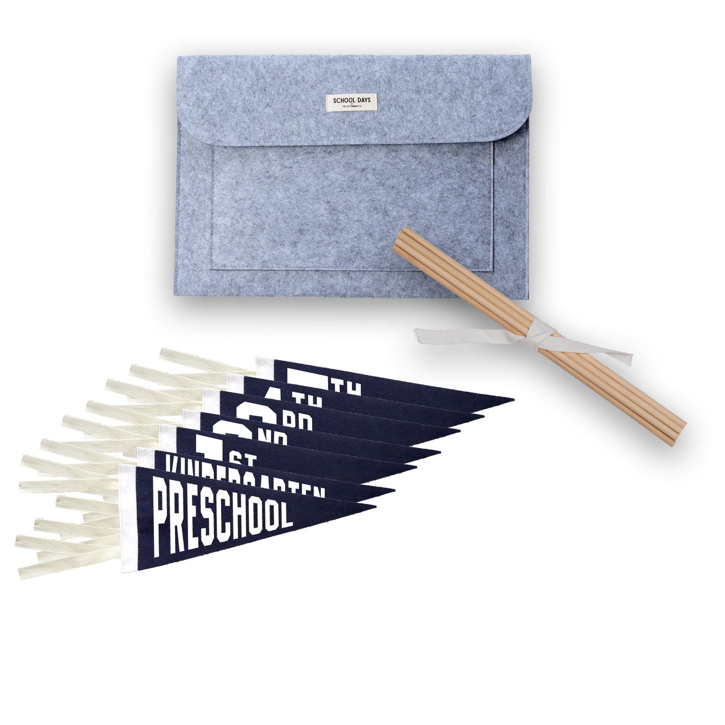 School Grade Pennant NAVY