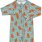 Bamboo Zip Romper | Gingerbread Gingham