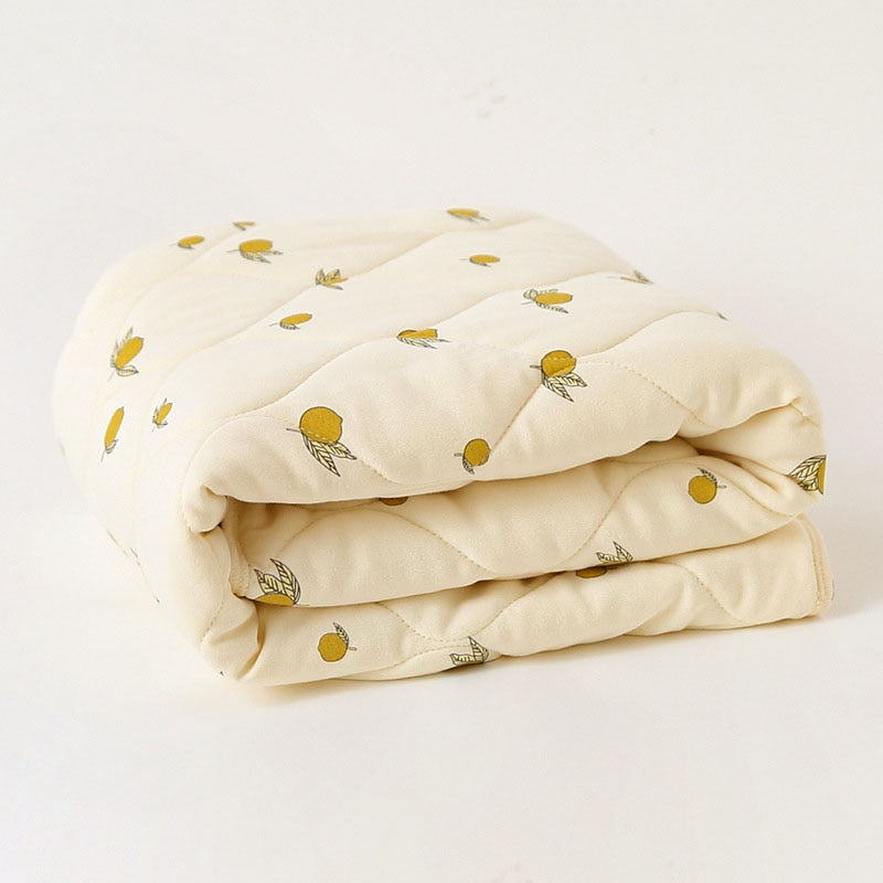 Thick Cotton Fleece Blanket With Cute Prints