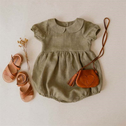 Ruffle Princess Linen Outfit