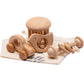 Wood Montessori Rattle Educational Baby Toys