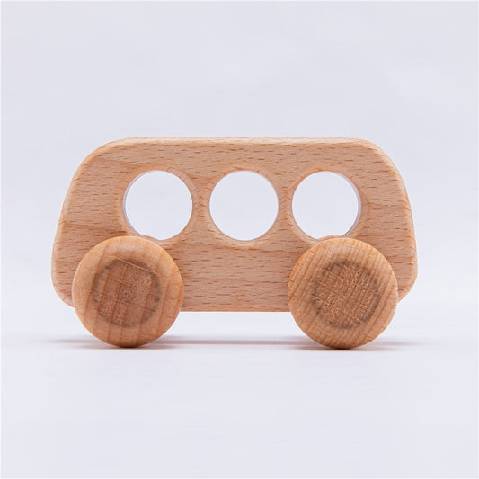 Wooden Montessori Educational Wood Toy Car