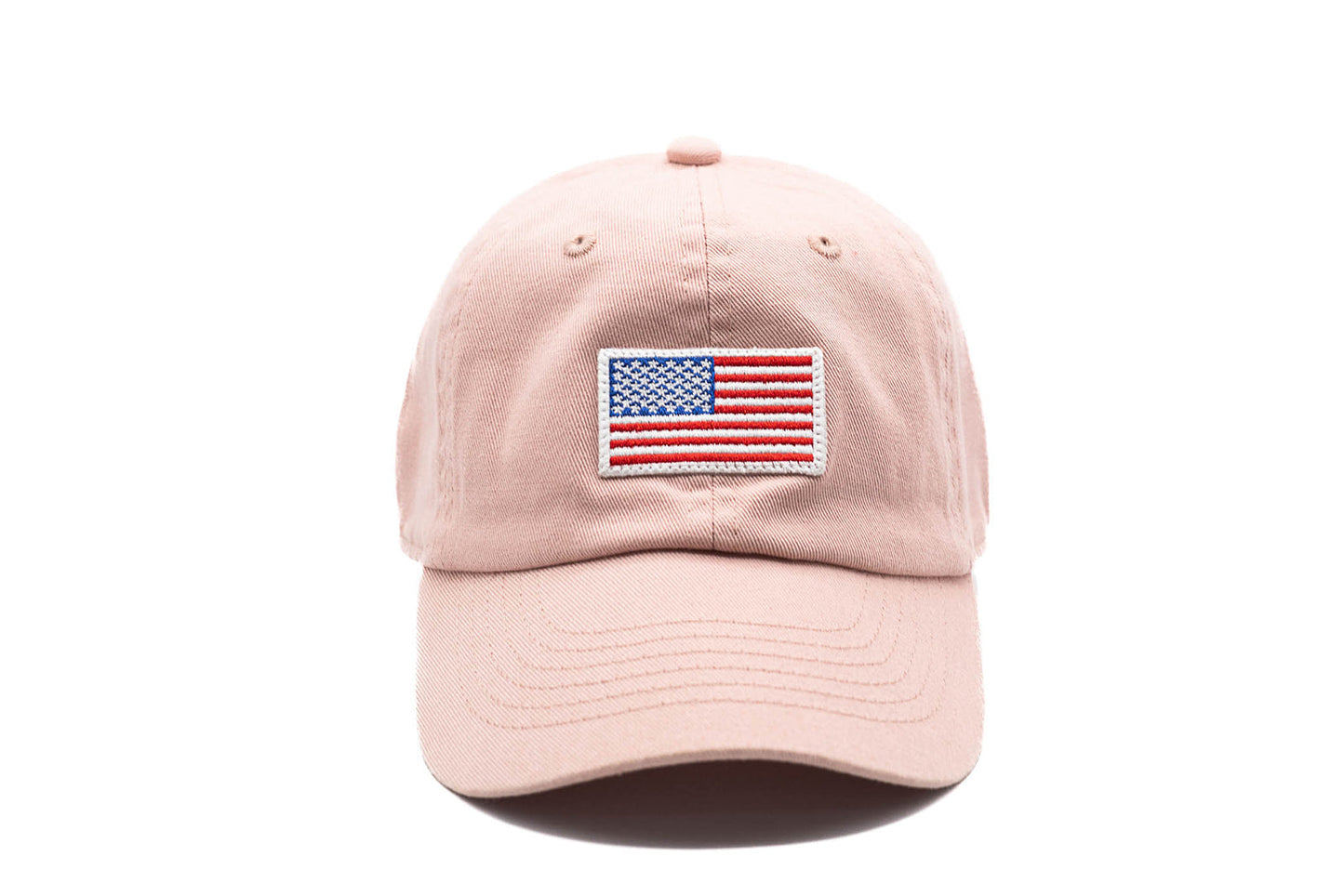 Dusty Rose Flag Baseball Hat