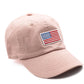 Baseballmütze mit Flagge in Dusty Rose