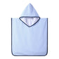 Strandponcho mit individueller Stickerei und Waffelmuster