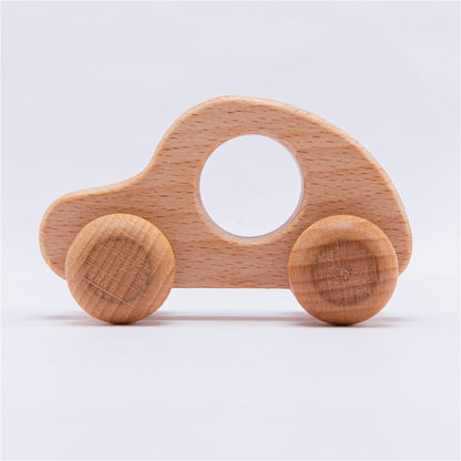 Wooden Montessori Educational Wood Toy Car