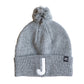 Heather Grey Pom Pom Hat